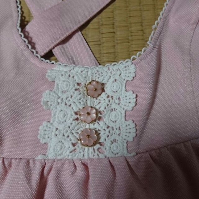 LIZ LISA(リズリサ)のリズリサ　スカラップ刺繍　ジャンスカ レディースのスカート(ミニスカート)の商品写真