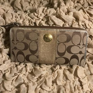 コーチ(COACH)のCoach 財布 ゴールド(財布)