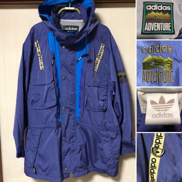 adidas - 日本製 80s adidas adventure デサント マウンテンパーカーの