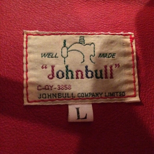 JOHNBULL(ジョンブル)のjohn bull 牛革100% L ジャケット メンズのジャケット/アウター(レザージャケット)の商品写真