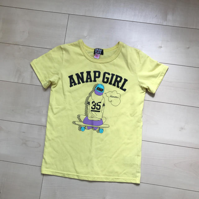 ANAP Kids(アナップキッズ)のANAP GIRL♡Ｔシャツ  XS 130-140㎝ キッズ/ベビー/マタニティのキッズ服女の子用(90cm~)(Tシャツ/カットソー)の商品写真