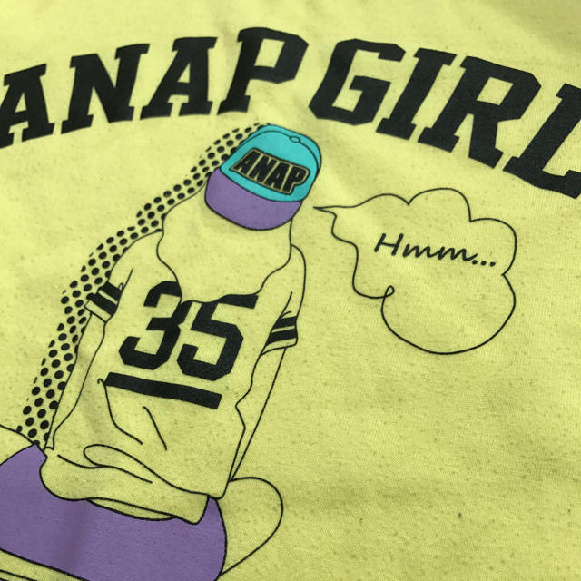 ANAP Kids(アナップキッズ)のANAP GIRL♡Ｔシャツ  XS 130-140㎝ キッズ/ベビー/マタニティのキッズ服女の子用(90cm~)(Tシャツ/カットソー)の商品写真