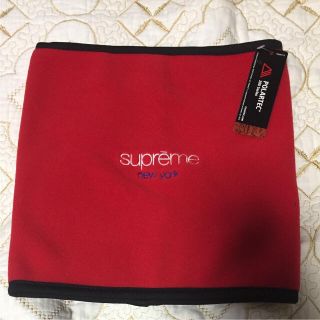 シュプリーム(Supreme)のシュプリーム supreme ネックウォーマー 新品 タグ付き レッド 卍ライン(ネックウォーマー)