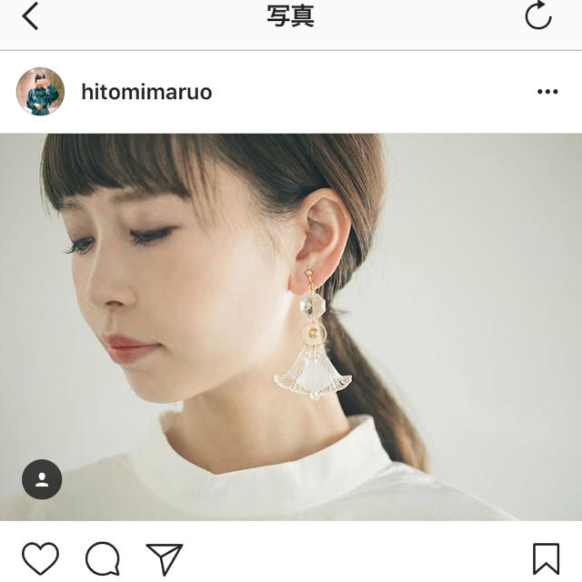 SLOBE IENA(スローブイエナ)のSLOBE IENA  maruo  ピアス レディースのアクセサリー(ピアス)の商品写真