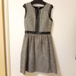 ジルスチュアート(JILLSTUART)のJILLSTUARTヘリンボーンワンピース(ひざ丈ワンピース)