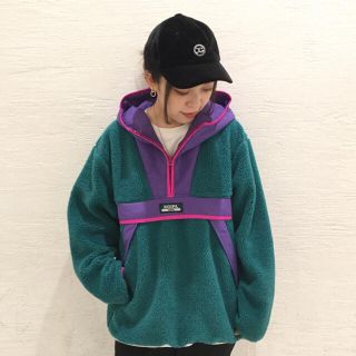 エックスガール(X-girl)のX-girl  FLEECE ANORAK(パーカー)