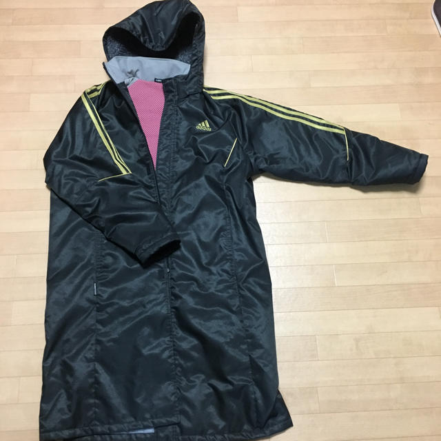 adidas(アディダス)のアディダス ベンチコート 男子 キッズ/ベビー/マタニティのキッズ服男の子用(90cm~)(コート)の商品写真