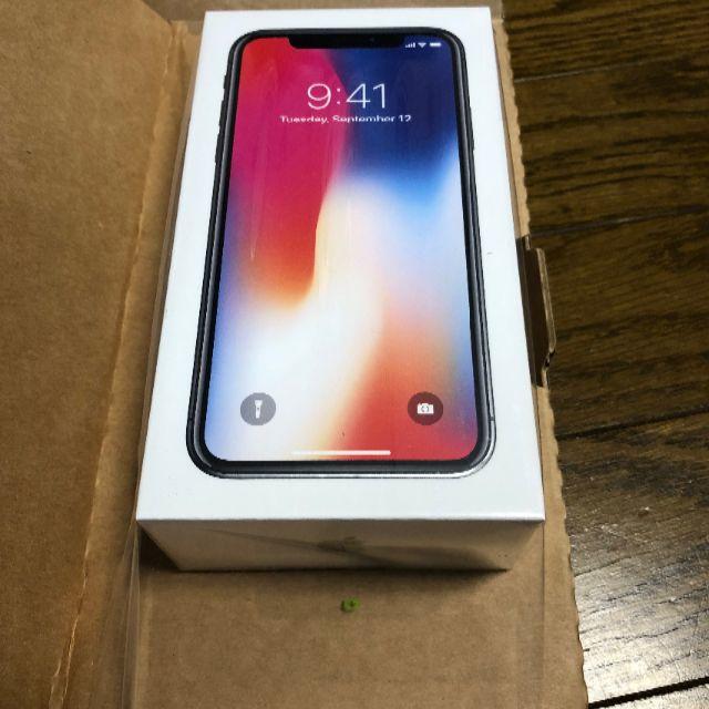 iPhone X 256GB スペースグレイSIMフリー 未開封品 限定特典 71400円 ...