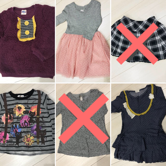 babyGAP(ベビーギャップ)の100 女の子 冬服 まとめ売り キッズ/ベビー/マタニティのキッズ服女の子用(90cm~)(ワンピース)の商品写真