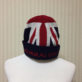 アドミラル(Admiral)のアドミラルゴルフADMIRAL GOLF/ユニオンジャックニット帽/ゴルフウェア(ウエア)