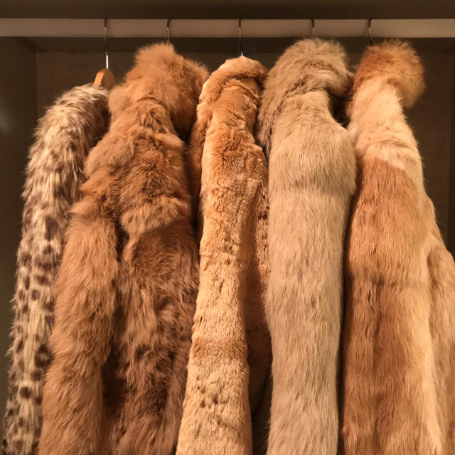 vintage fur coat.