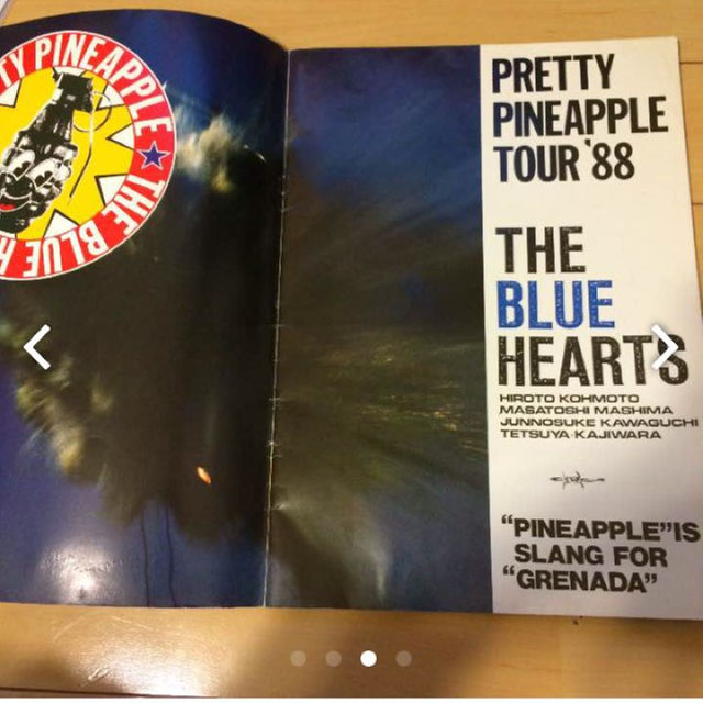 ザ・ブルーハーツ PRETTY PINEAPPLE TOUR'88 ライブパンフ エンタメ/ホビーのタレントグッズ(ミュージシャン)の商品写真