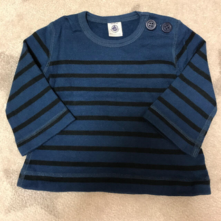 プチバトー(PETIT BATEAU)のプチバトー  カットソー  6m 65cm (シャツ/カットソー)