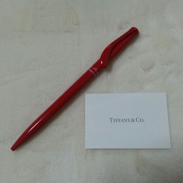 Tiffany & Co.(ティファニー)のTiffany & Co. ボールペン 赤 メンズのファッション小物(その他)の商品写真