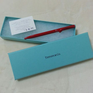 ティファニー(Tiffany & Co.)のTiffany & Co. ボールペン 赤(その他)