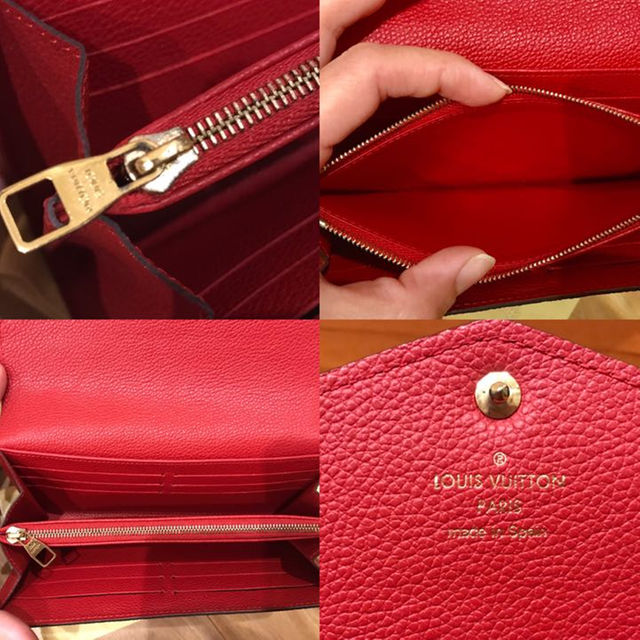 LOUIS VUITTON(ルイヴィトン)のルイヴィトン ポルトフォイユ・サラ  M61181 赤 長財布 レディースのファッション小物(財布)の商品写真