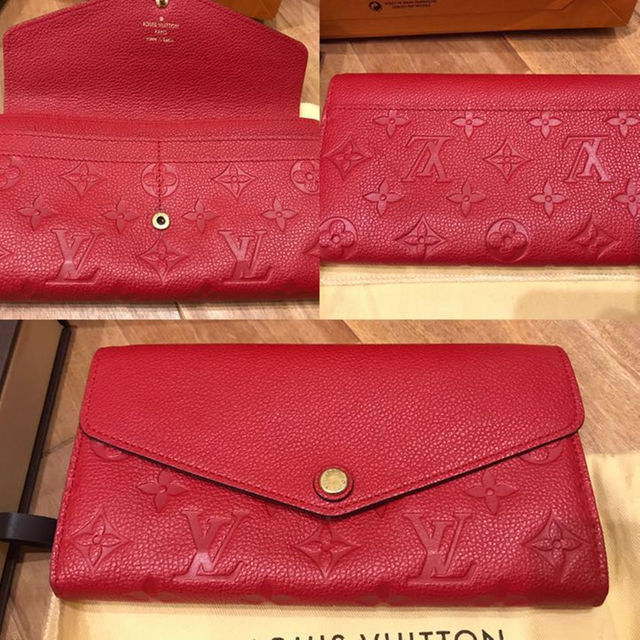 LOUIS VUITTON(ルイヴィトン)のルイヴィトン ポルトフォイユ・サラ  M61181 赤 長財布 レディースのファッション小物(財布)の商品写真