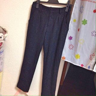 ミッシュマッシュ(MISCH MASCH)の総レーステーパードパンツ(クロップドパンツ)