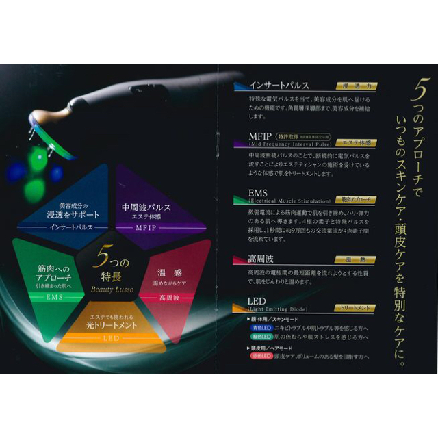 返品交換不可】 値下げ◎アジュバン 美顔器 ビューティー ルッソ