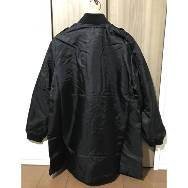WEGO(ウィゴー)の【新品タグ付】WEGO/ロングMA-1/ブラック レディースのジャケット/アウター(ブルゾン)の商品写真