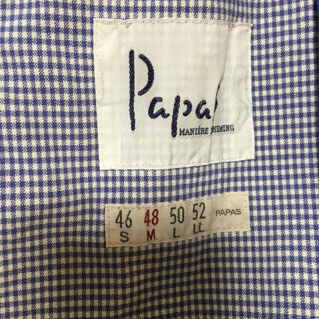 PAPAS パパス スタジャンの通販 by po|ラクマ