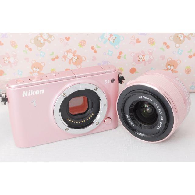 好評継続中！ 可愛い人気のピンクカラー☆NIKON S1 Amazon レンズ