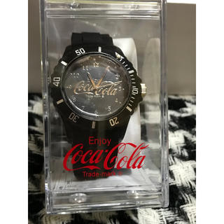 コカコーラ(コカ・コーラ)のコカコーラシリコンウォッチ ブラック(腕時計(アナログ))