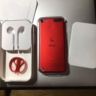 アップル(Apple)のiPod touch 第5世代 64GB red 赤(ポータブルプレーヤー)