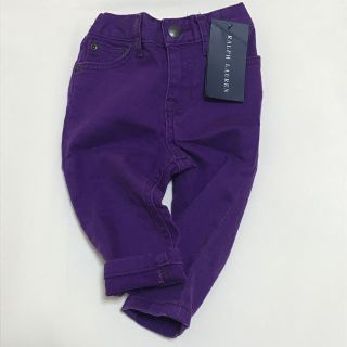 ラルフローレン(Ralph Lauren)の新品 ラルフローレン 12M/80 カラーパンツ パープル(パンツ)