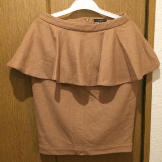 デュラスアンビエント(DURAS ambient)の専用  ペプラム スカート 新品未使用！ デュラス アンビエント (ひざ丈スカート)