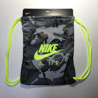 ナイキ(NIKE)の新品 Nike AIR ヤングアスリート ジムサック ナップサック 迷彩 カモ (バッグパック/リュック)