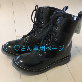 ドクターマーチン(Dr.Martens)の♡さん専用ページ ドクターマーチン風 レースアップブーツ 新品タグ付き (ブーツ)