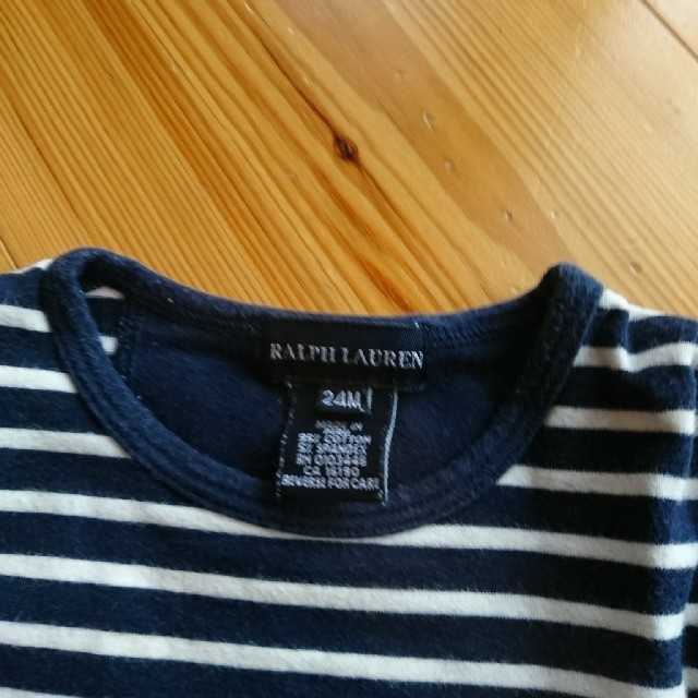 POLO RALPH LAUREN(ポロラルフローレン)のEMI様専用　ラルフローレン ボーダー Tシャツ キッズ/ベビー/マタニティのベビー服(~85cm)(Ｔシャツ)の商品写真