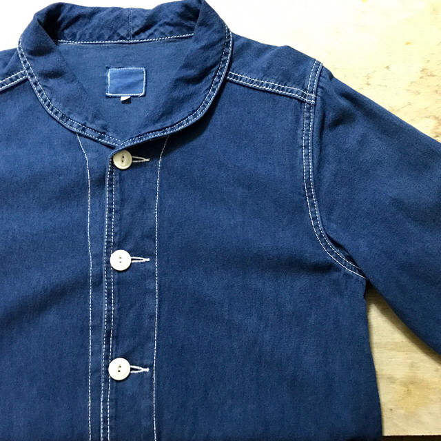 BLUE BLUE(ブルーブルー)の◆なかりん様専用◆新品未使用◆BLUE by MANGROVE/藍染カバーオール メンズのジャケット/アウター(カバーオール)の商品写真