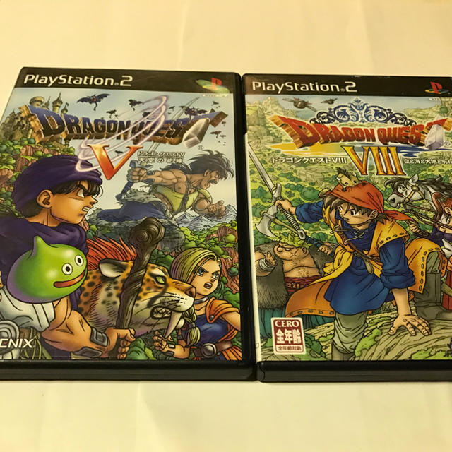 PlayStation2 - PS2 ドラゴンクエストV 天空の花嫁、ドラクエ8 空と海