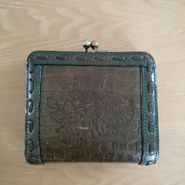 ANNA SUI(アナスイ)のANNA SUI 2つ折り財布 モスグリーン レディースのファッション小物(財布)の商品写真