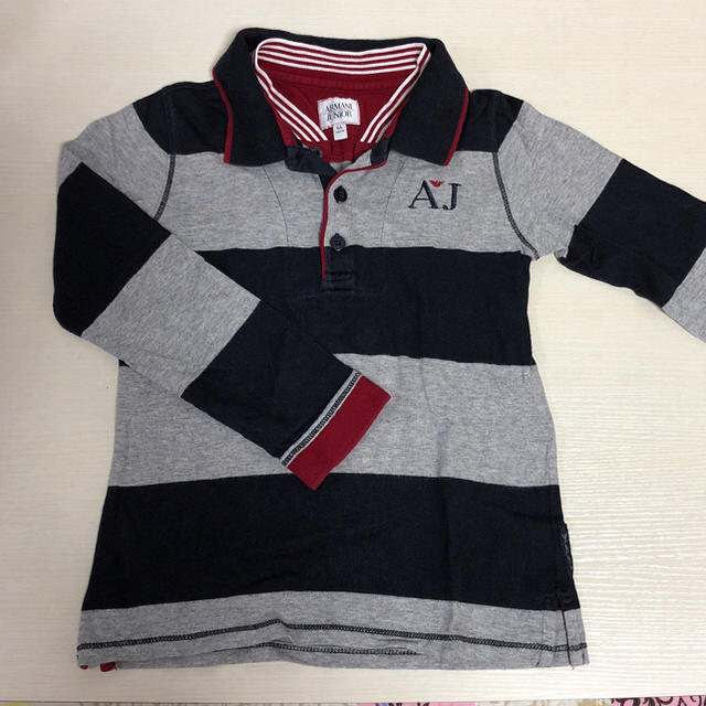 ARMANI JUNIOR(アルマーニ ジュニア)の専用 ARMANI JUNIOR 長袖ポロシャツ キッズ/ベビー/マタニティのキッズ服男の子用(90cm~)(Tシャツ/カットソー)の商品写真