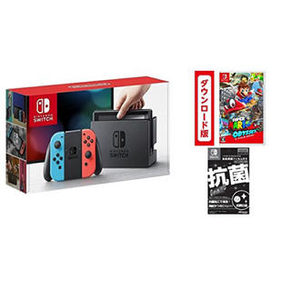 Nintendo Switch  本体　新品未開封　購入証明書付き　ネオン