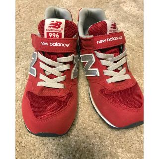 ニューバランス(New Balance)のニューバランス(赤)☆21センチ☆(スニーカー)