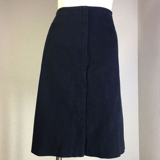 ミッシェルクラン(MICHEL KLEIN)のMICHEL KLEIN 濃紺スカート(ひざ丈スカート)