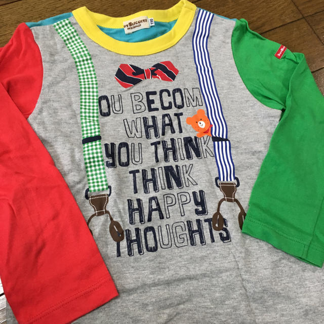 HOT BISCUITS(ホットビスケッツ)のホットビスケッツ 110 Tシャツ ロンT 長袖 長袖シャツ キッズ/ベビー/マタニティのキッズ服男の子用(90cm~)(Tシャツ/カットソー)の商品写真