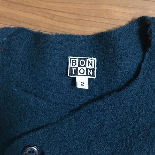 Bonpoint(ボンポワン)の専用BONTON 圧縮ウールカーディガン キッズ/ベビー/マタニティのキッズ服女の子用(90cm~)(カーディガン)の商品写真