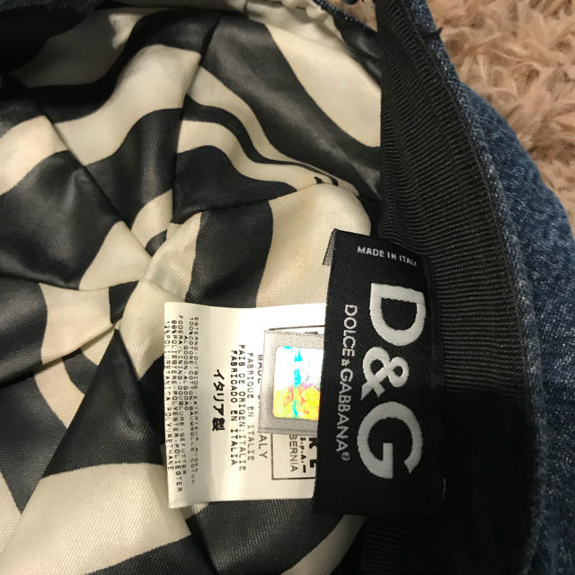 D&G(ディーアンドジー)のドルチェ&ガッパーナ キャスケット  domino様専用 メンズの帽子(キャスケット)の商品写真