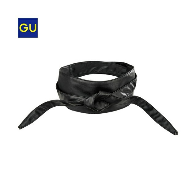 GU(ジーユー)のGU サッシュベルト（黒） レディースのファッション小物(ベルト)の商品写真