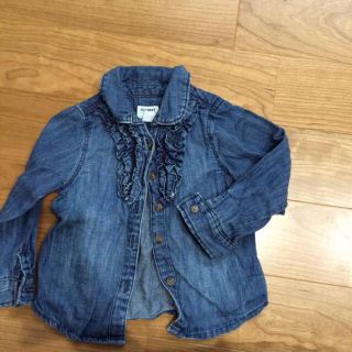 オールドネイビー(Old Navy)のオールドネイビー  デニムシャツ 80(シャツ/カットソー)