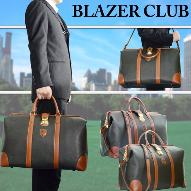 BLAZERCLUB　ボストンバッグ  メンズ 旅行 ゴルフ 2way 日本製