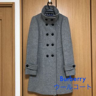 バーバリーブルーレーベル(BURBERRY BLUE LABEL)のバーバリー ブルーレーベル レディース ウールコート(ロングコート)