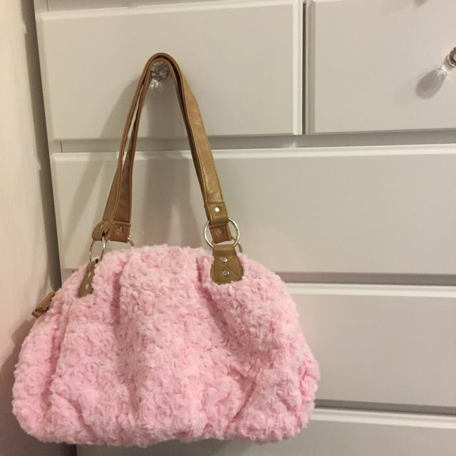 ZARA(ザラ)の💗もこもこピンクバック💗 ハンドメイドのファッション小物(バッグ)の商品写真