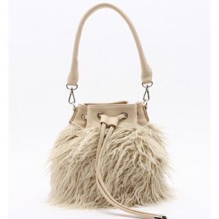 マウジー(moussy)のMOUSSY DRAWSTRING FUR BAG(ショルダーバッグ)