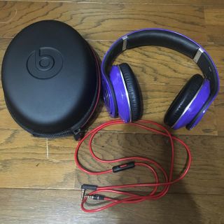 ビーツバイドクタードレ(Beats by Dr Dre)のbeats パープル(ヘッドフォン/イヤフォン)